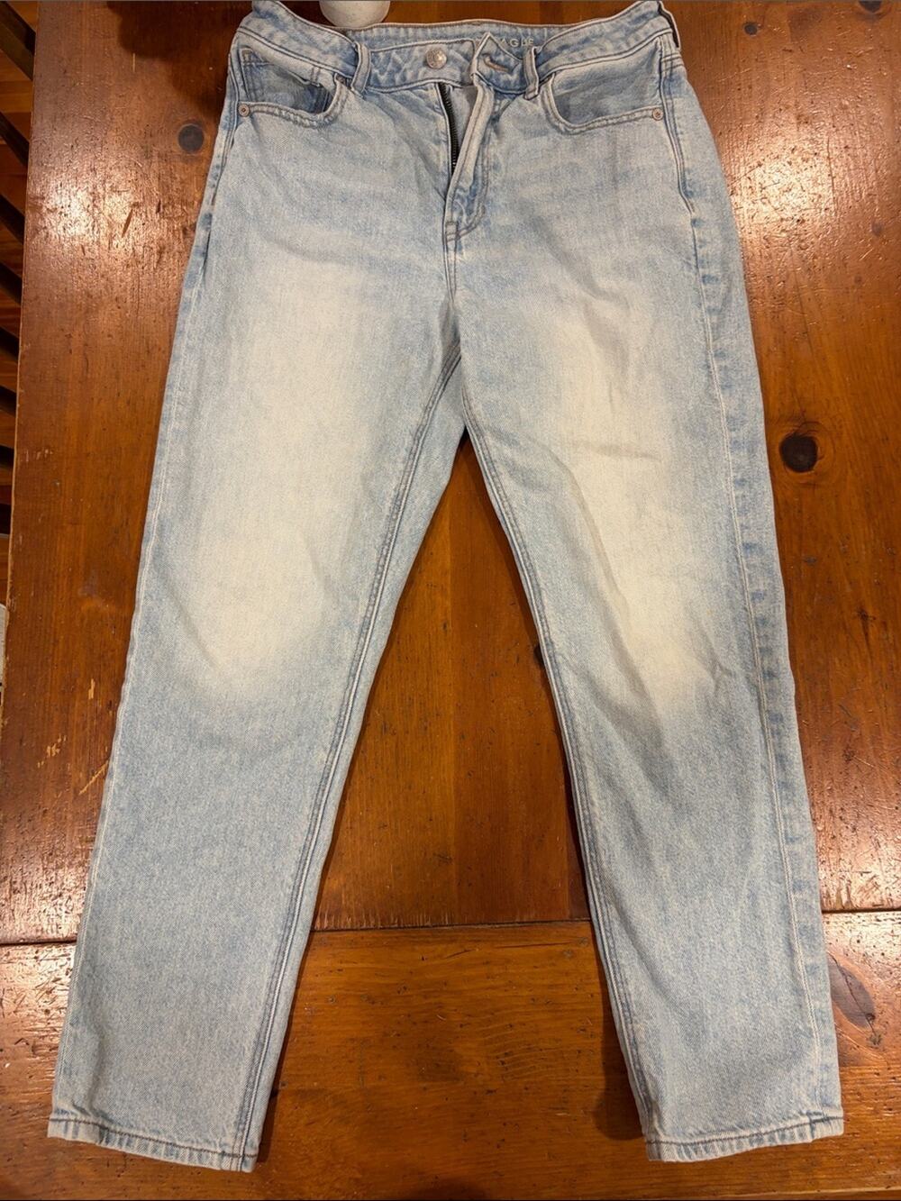 American Eagle Outfitters Light Wash Skinny Jeans - Pale Blue